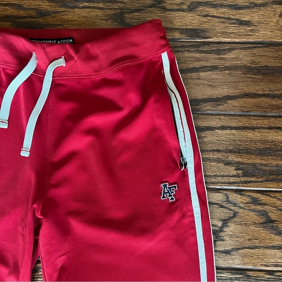 Vintage Abercrombie & Fitch Stripe Red Sweat pants - Picture 4 of 5